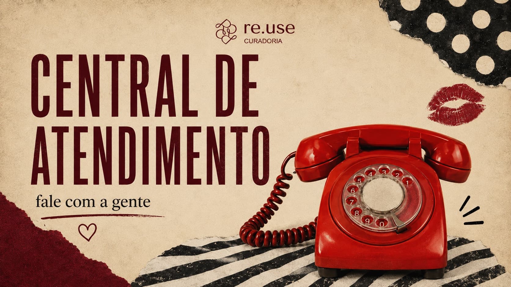 Central de atendimento — Reuse Curadoria: fale com a gente
