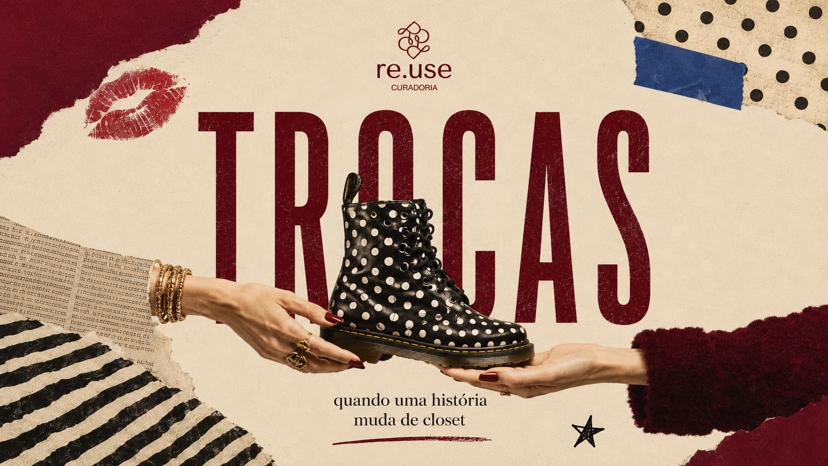 Trocas — Reuse Curadoria: quando uma história muda de closet