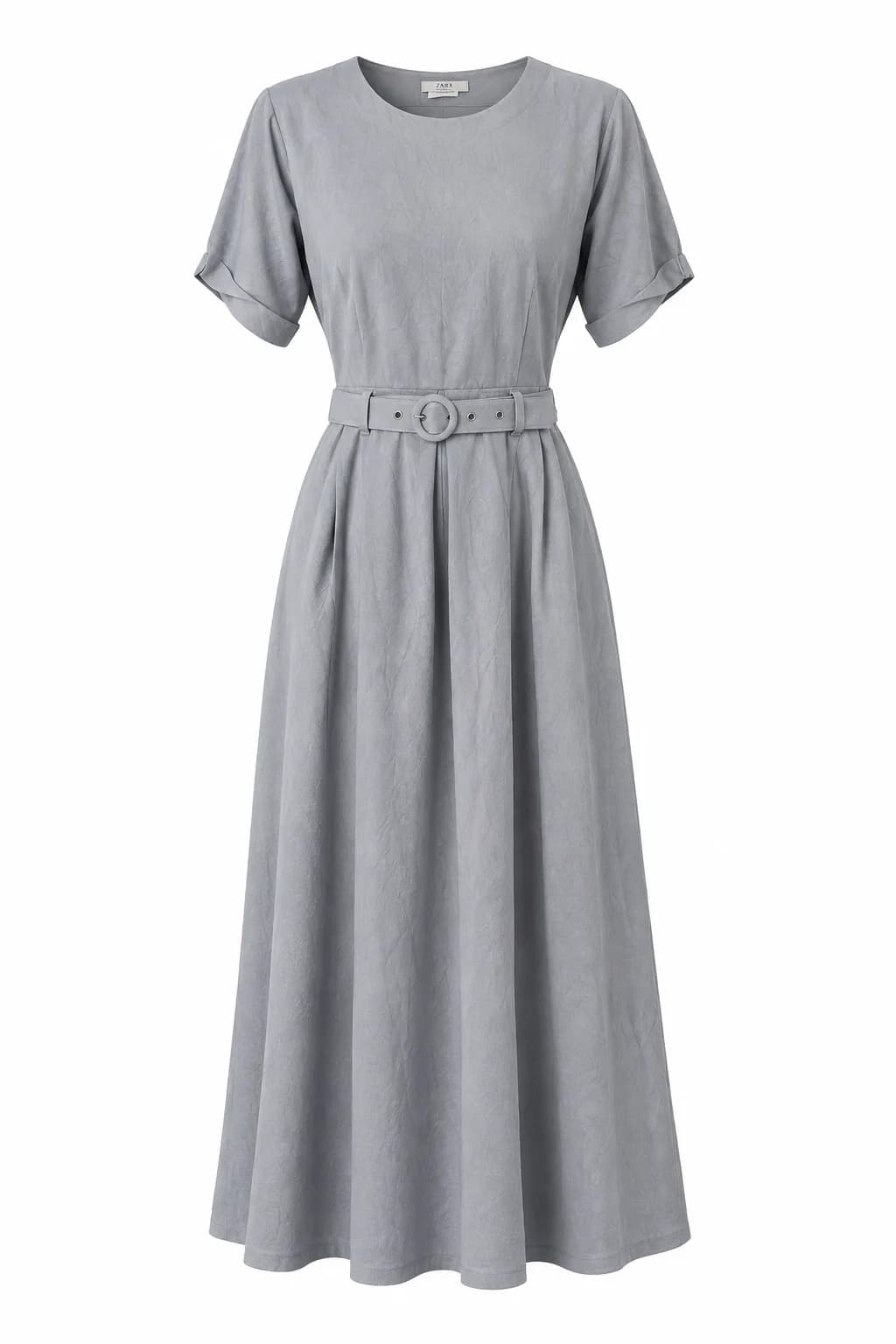 Vestido Midi Cheroy azul com Cintura Marcada Tamanho G Novo com Tag | RE.USE