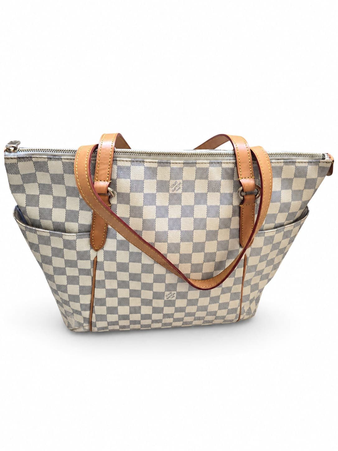 Bolsa Louis Vuitton Totally PM Damier Azur - Tote Média | Couro e Lona