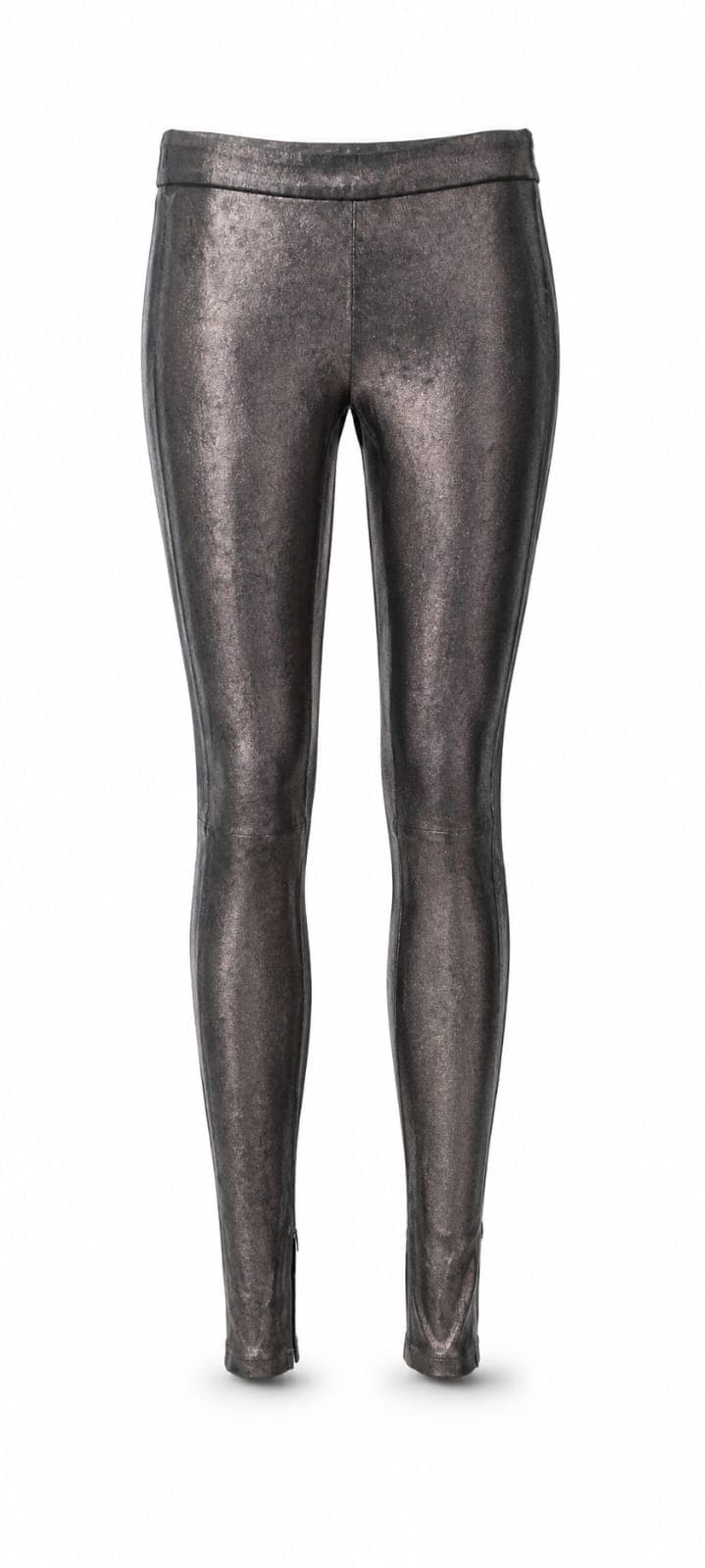 Legging Lolitta Metalizada Grafite Cintura Alta